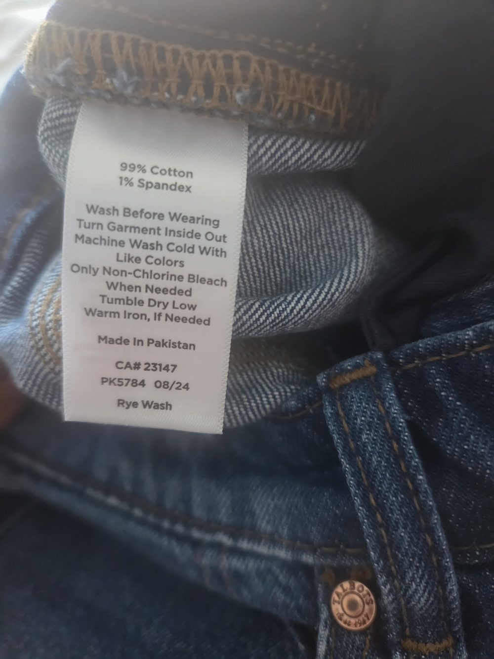 Talbots Dark Blue Denim Jean Shorts - Picture 5 of 5